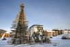 В ход для строительства елки в Эстонии пошли отходы древесины из местных заводов