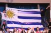 Во время концерта фанаты развернули флаг России и флаг Уругвая, чему певица была очень рада.