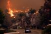 Лесной пожар неподалеку от калифорнийского города Глендора, который возник по неосторожности людей. 