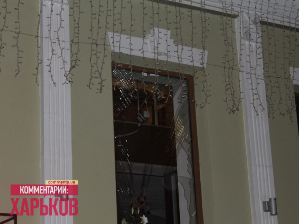 Последствия взрыва на улице Рымарской в Харькове