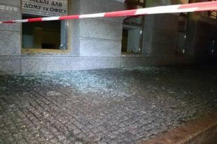 Последствия взрыва на улице Рымарской