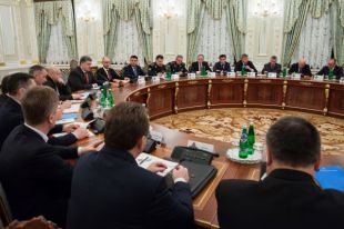Порошенко на заседании СНБО