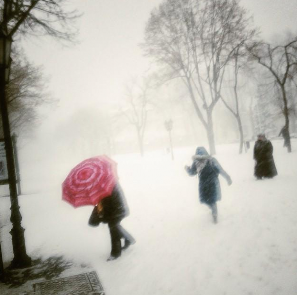 Снегопад в Одессе