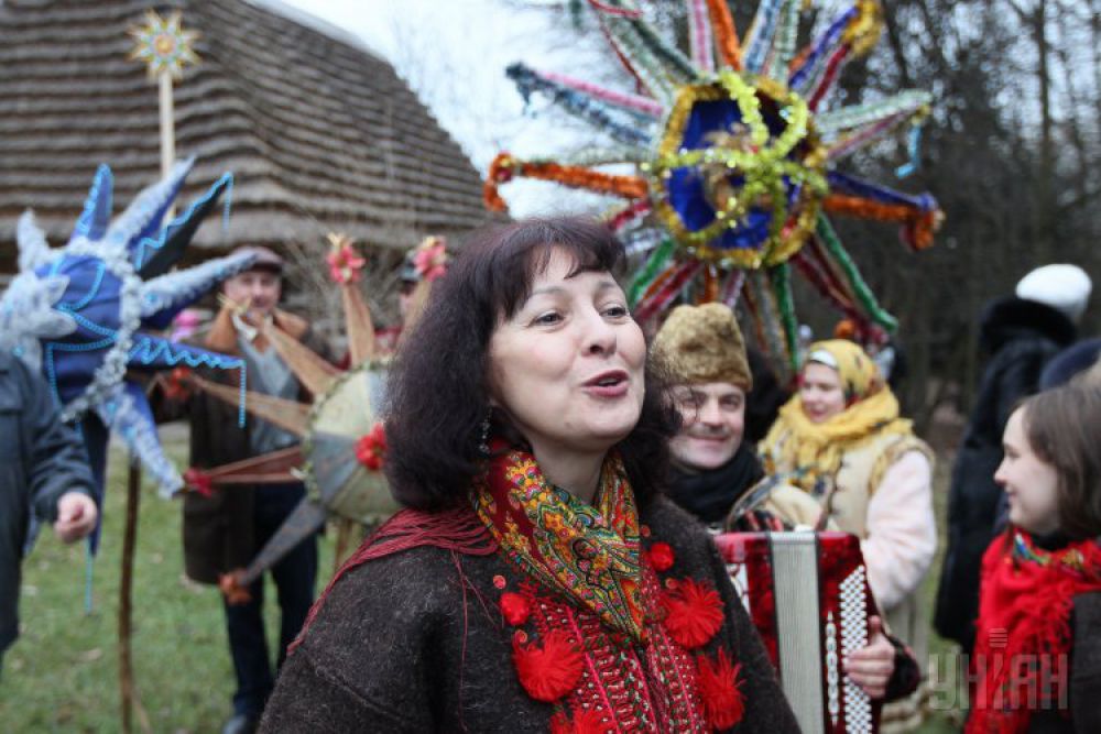 Как отмечали Рождество в Украине
