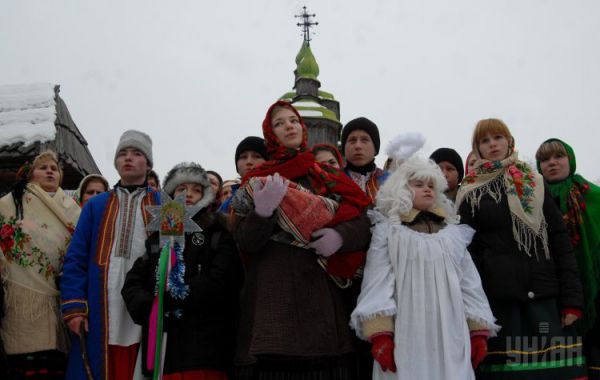 Как отмечали Рождество в Украине
