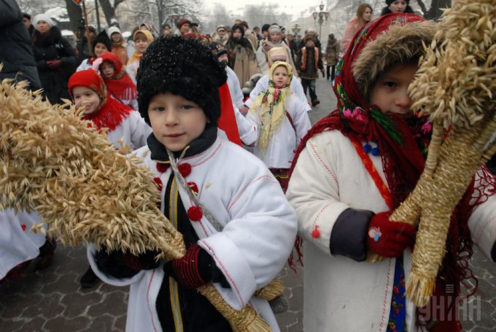 Как отмечали Рождество в Украине
