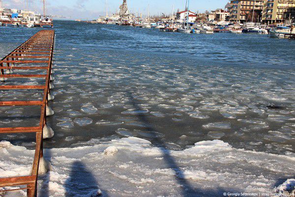 Аномальные морозы в Крыму