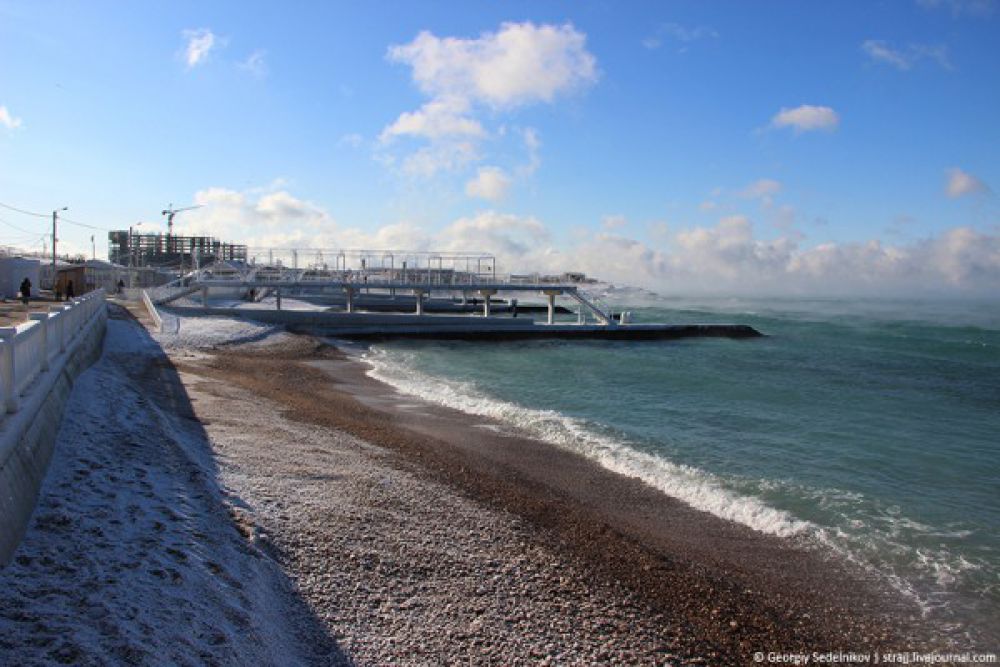 Аномальные морозы в Крыму