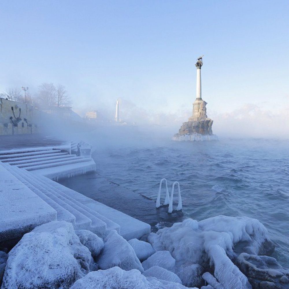Аномальные морозы в Крыму