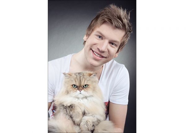 Иван Дорн и его «семейный» кот