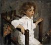 В 1901 году Серов создает одну из самых известных своих картин – «Потрет Мики Морозова», сына купца и предпринимателя Михаила Морозова.