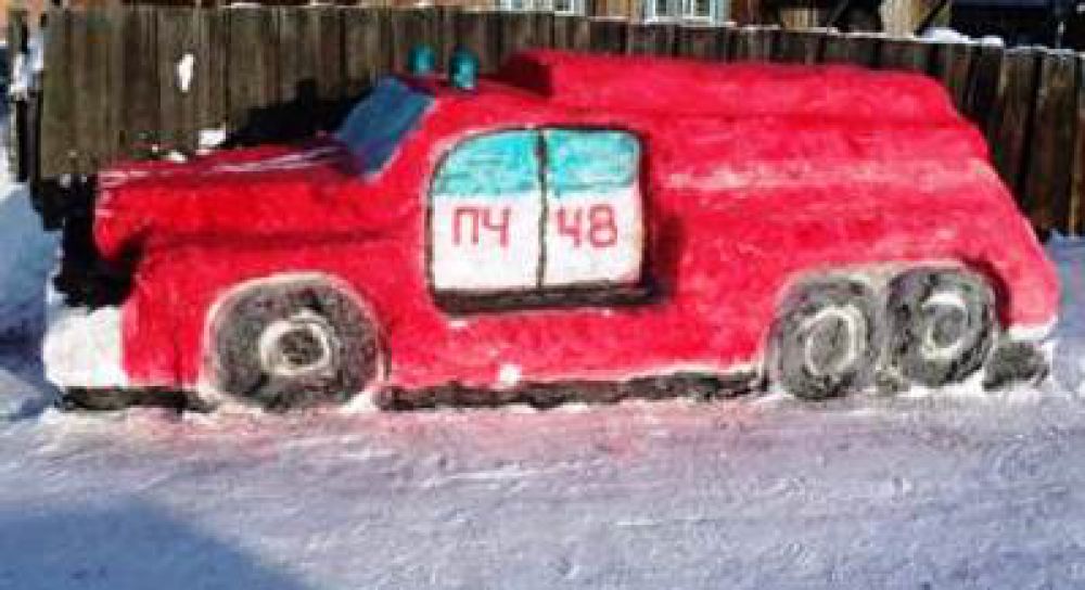 "Пожарный автомобиль" из Жигалово