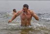 Виталий и Владимир Кличко окунулись в Днепр