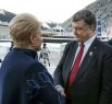 Петр Порошенко и президент Литвы Даля Грибаускайте