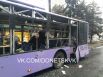 В Донецке на трамвайной остановке разорвался снаряд