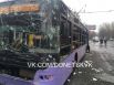 В Донецке на трамвайной остановке разорвался снаряд