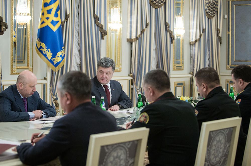 Совещание силовиков с Петром Порошенко