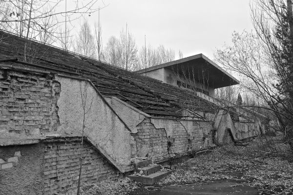 Стадион «Авангард» в Припяти.
