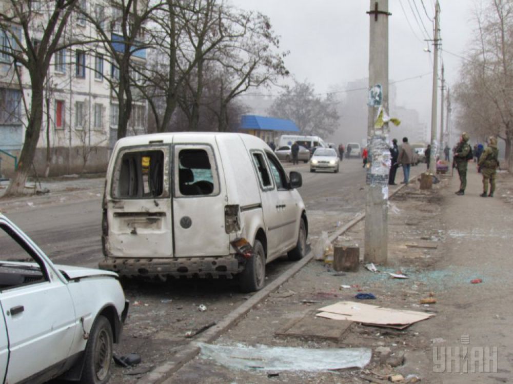 Мариуполь после обстрела