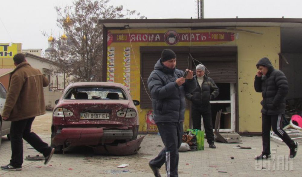 Мариуполь после обстрела