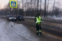 Проверка пешеходных переходов в Шелеховском районе.