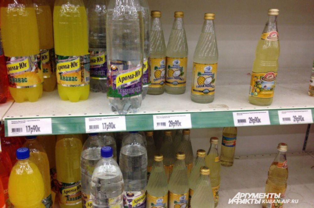 ТОП-10 самых дешевых продуктов. 5-е место: отечественные лимонады.