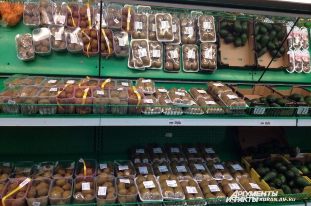 ТОП-10 самых дорогих продуктов. 8-е место: киви 170 рублей.