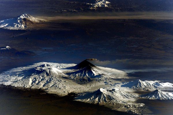 Вулканы Камчатки.