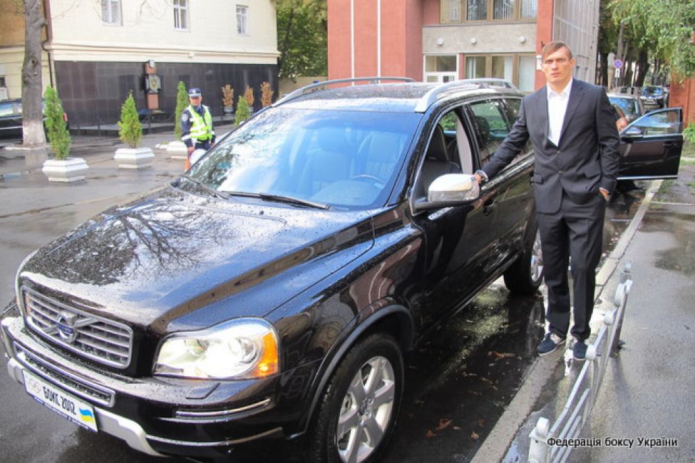 Автомобиль Александра Усика