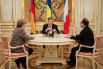 Встреча Порошенко, Олланда и Меркель в Киеве