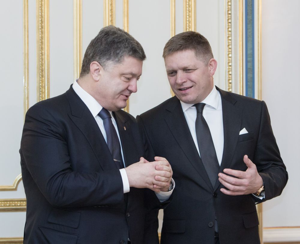 Петр Порошенко провел встречу с премьер-министром Словакии