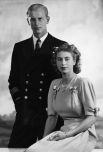 20 ноября 1947 года Елизавета вышла замуж за своего дальнего родственника, являющегося, как и она, праправнуком королевы Виктории — принца Филиппа Маунтбеттена, сына греческого принца Андрея, который тогда был офицером британского флота. Она познакомилась с ним в 13 лет, когда Филипп был еще кадетом Дортмутского военно-морского училища. Став ее супругом, Филипп получил титул герцога Эдинбургского.