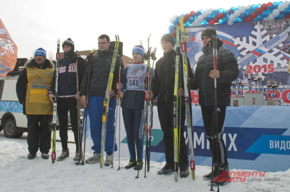 В Омске прошла «Лыжня России-2015»