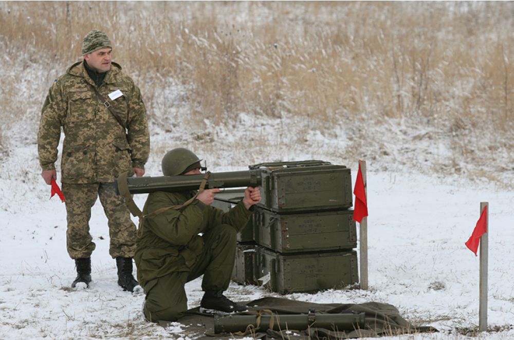 Подготовка украинских артиллеристов и танкистов