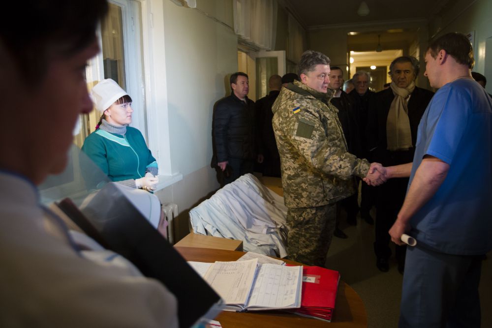 Петр Порошенко в Краматорске