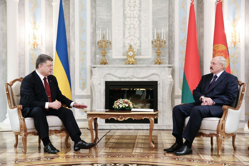 Петр Порошенко и Александр Лукашенко