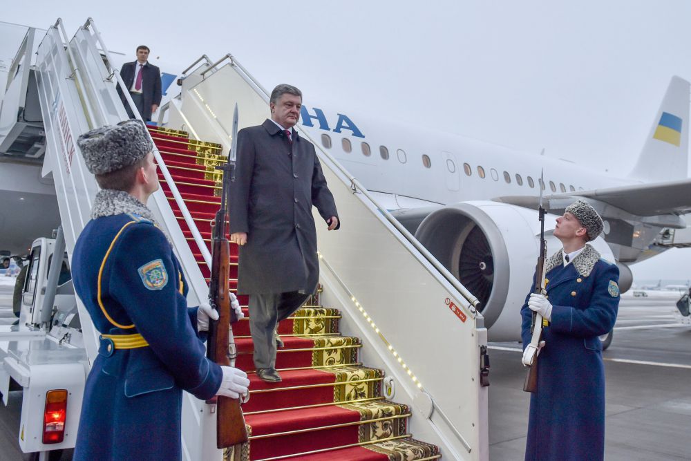Петр Порошенко в Минске