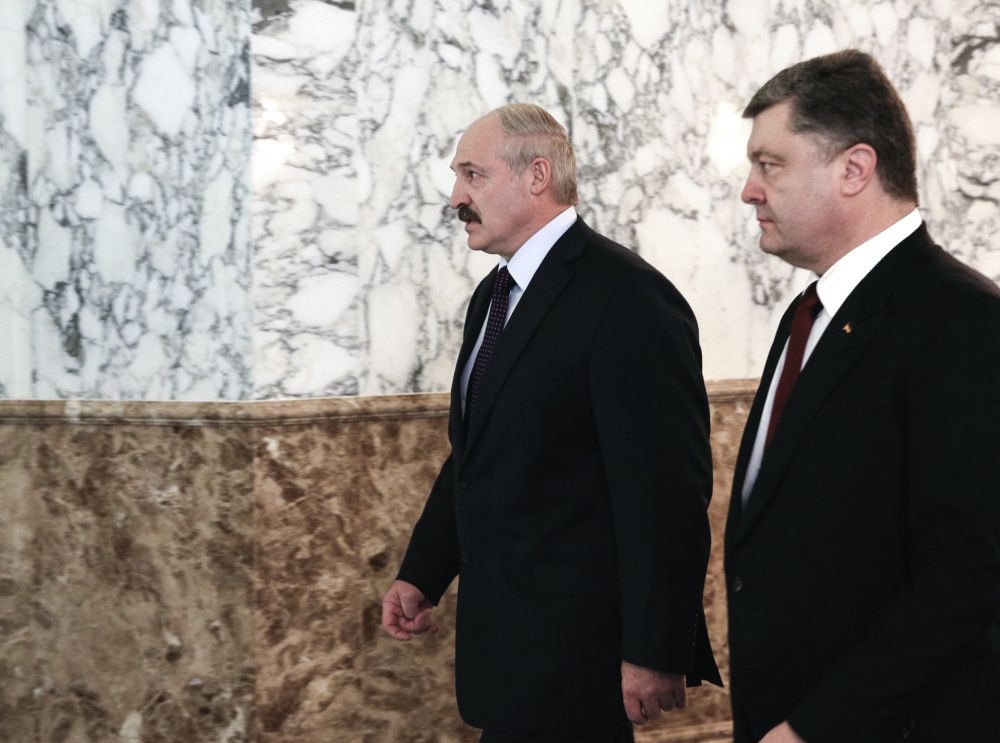 Петр Порошенко и Александр Лукашенко