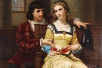 Картина Хьюго Мерле «Ромео и Джульетта», 1873 г.