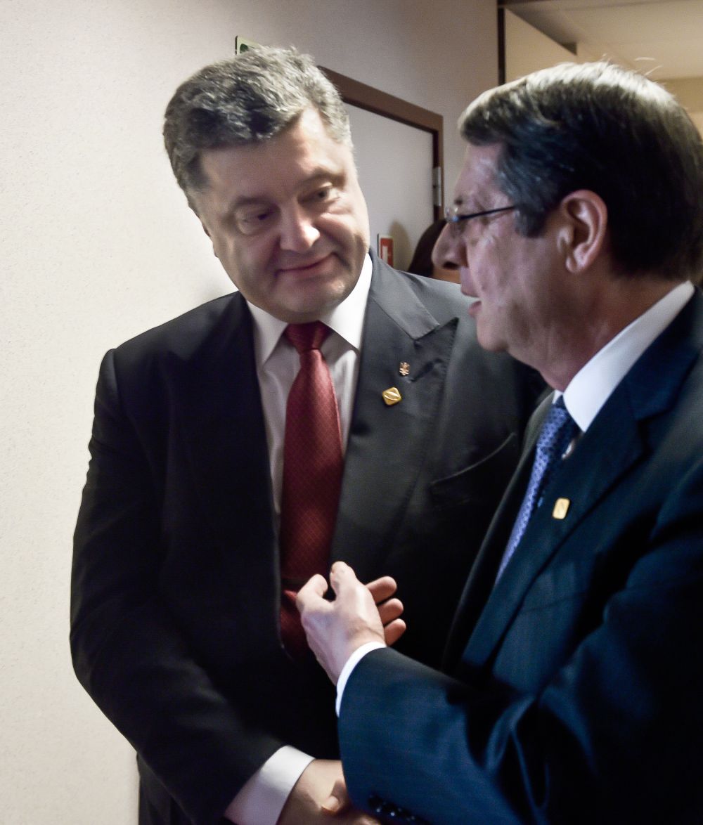 Петр Порошенко и Никос Анастасиадис