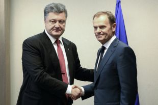 Петр Порошенко и Дональд Туск