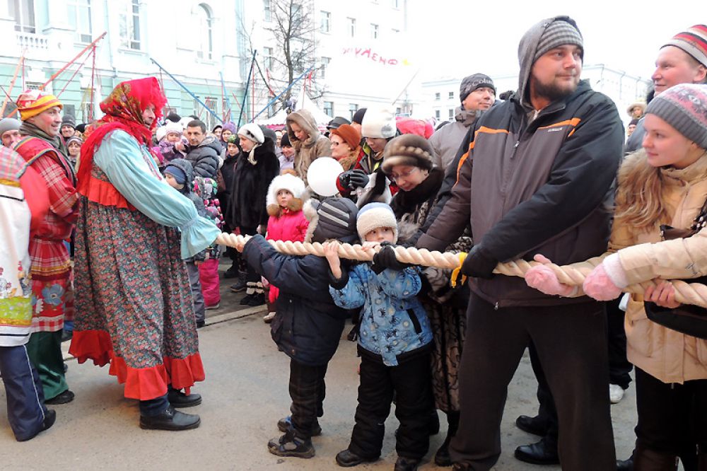 В перетягивании канатов победила молодость.