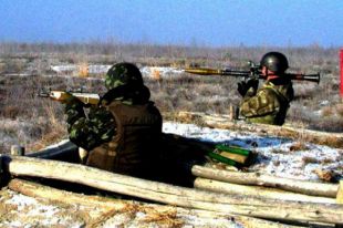 Силы АТО в районе Мариуполя
