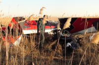 Под Дугино в Ростовской области разбился легкомоторный самолет.