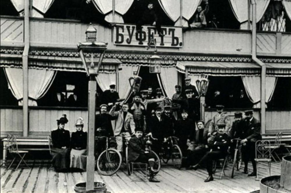 Общество велосипедистов. 1901 год
