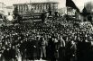 Празднование 1 Мая на Дворцовой площади. 1917 год