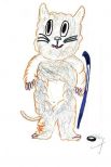 Талисман: «Леопольд Денчик». Автор талисмана: Павленко Данила Сергеевич. Описание идеи: Потому что очень люблю кошек.