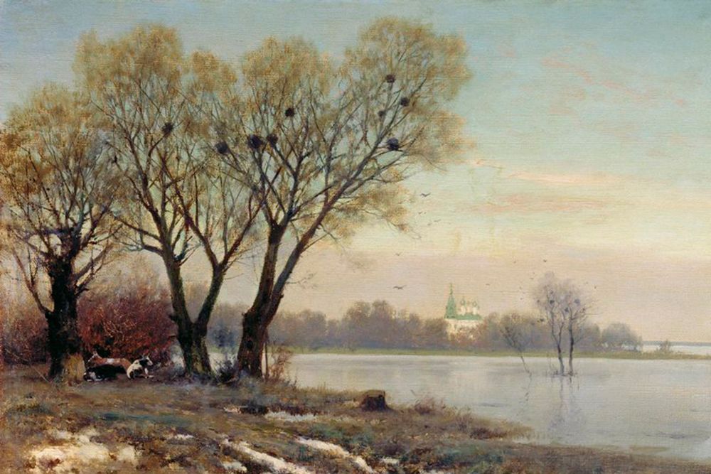Константин Крыжицкий. «Ранняя весна». 1904 год.
