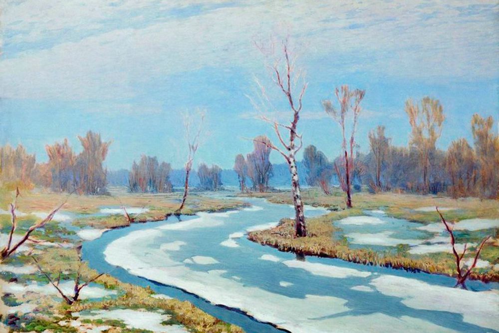 Архип Куиндж. «Ранняя весна». 1890-1895 годы.