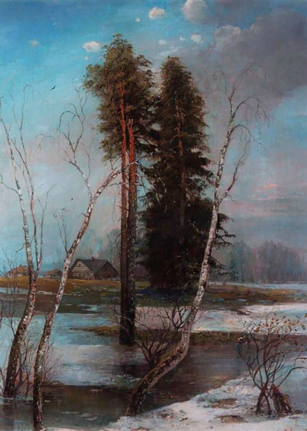 Алексей Саврасов. «Ранняя весна».